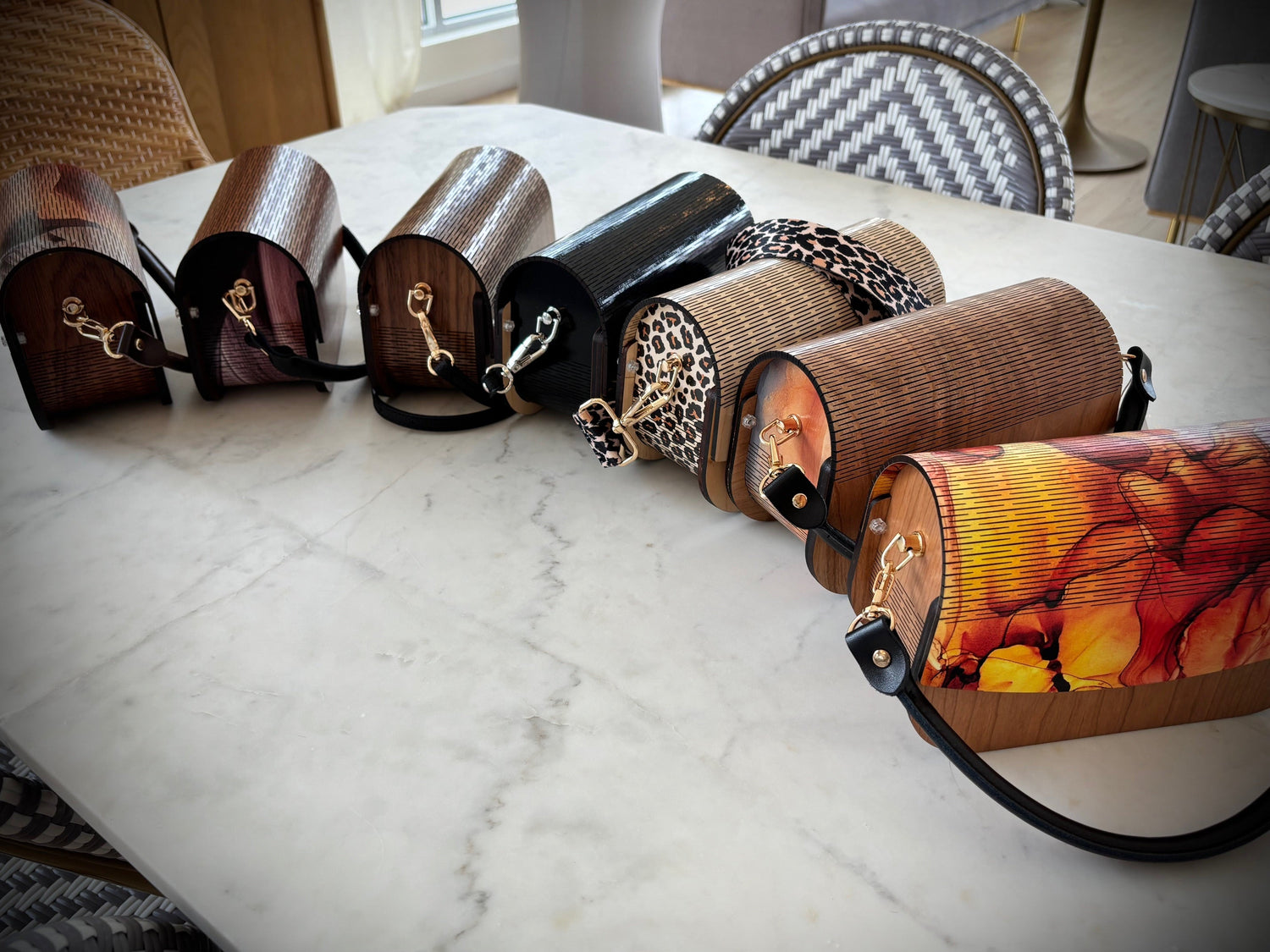 Wood Purses