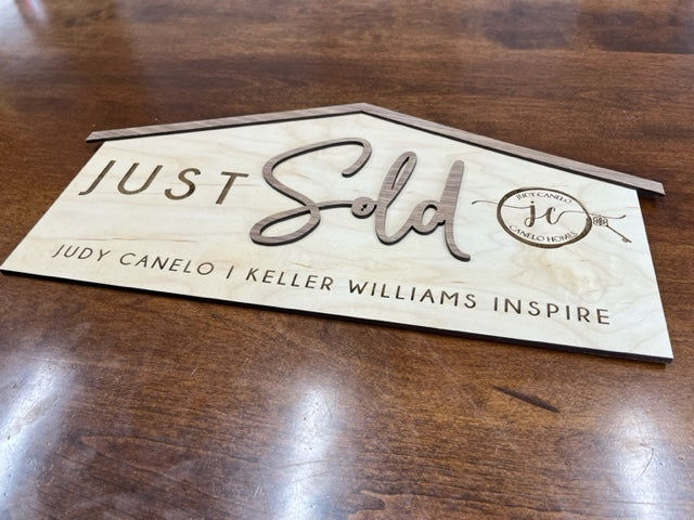 Custom Closing Sign for Real Estate Agents