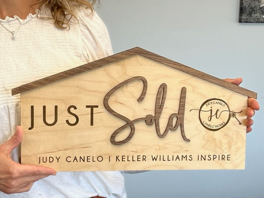 Custom Closing Sign for Real Estate Agents
