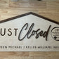 Custom Closing Sign for Real Estate Agents
