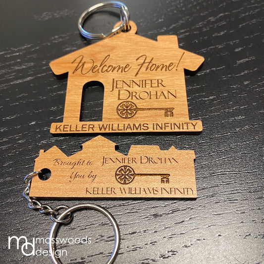 Real Estate Agent Keychains