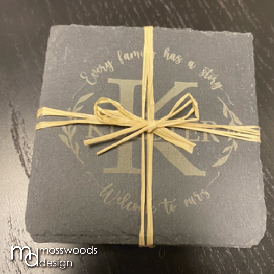 Customized Slate Coasters