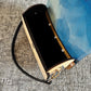 Wood Purse - Maple with Blue Floral