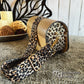 Wood Purse - Maple with Leopard Print