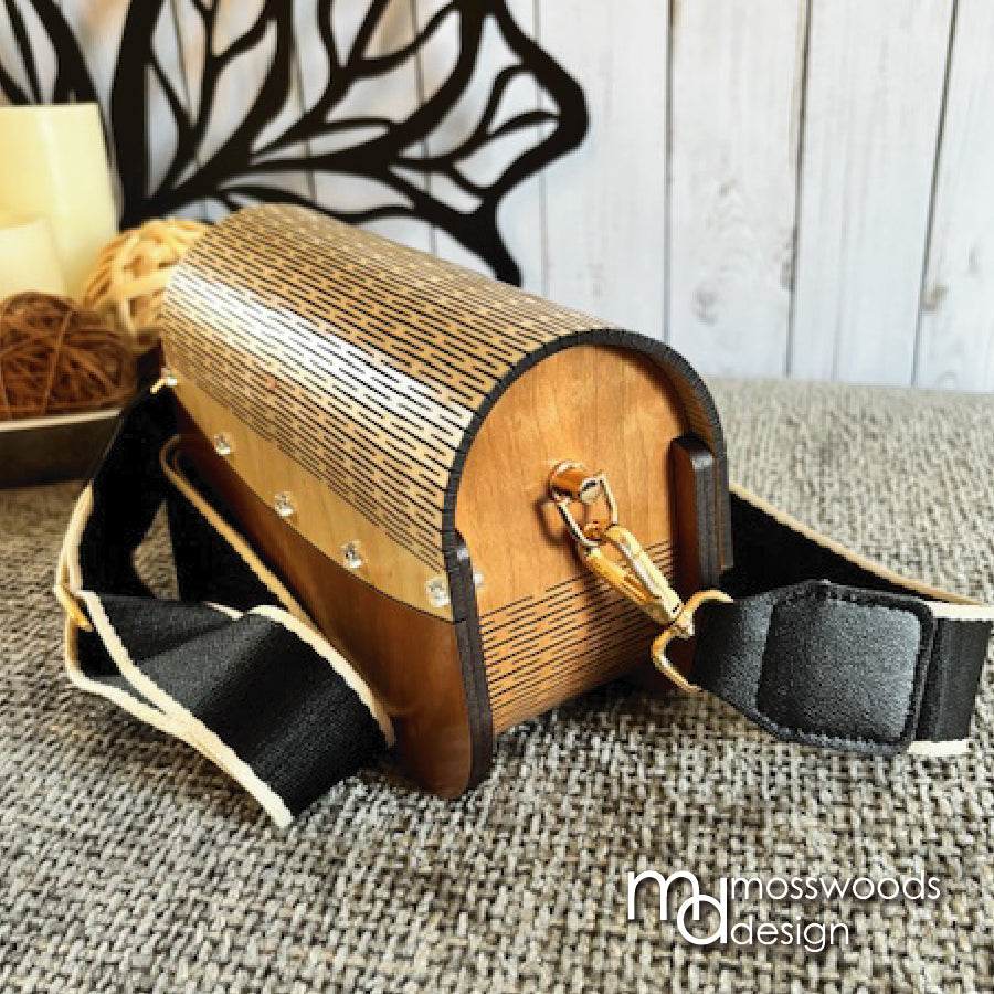 Wood Purse - Cherry with Maple