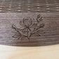 Wood Purse - Maple with Engraved Walnut