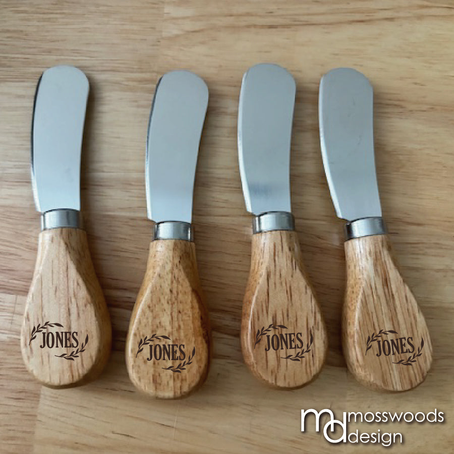 Personalized Cheese Spreader Set