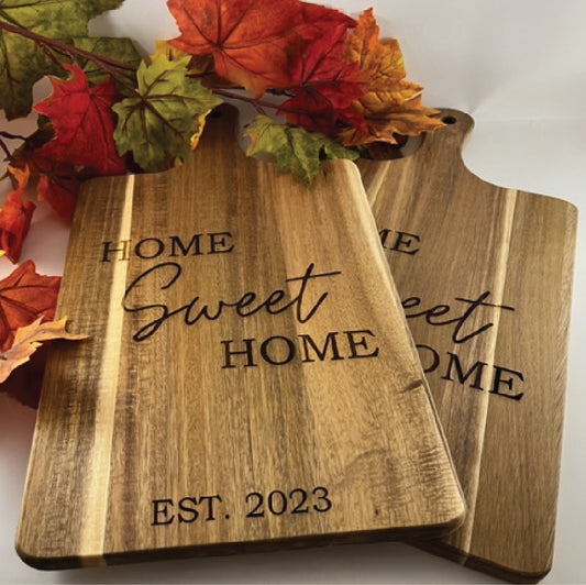 Home Sweet Home / Monogram Cutting Boards