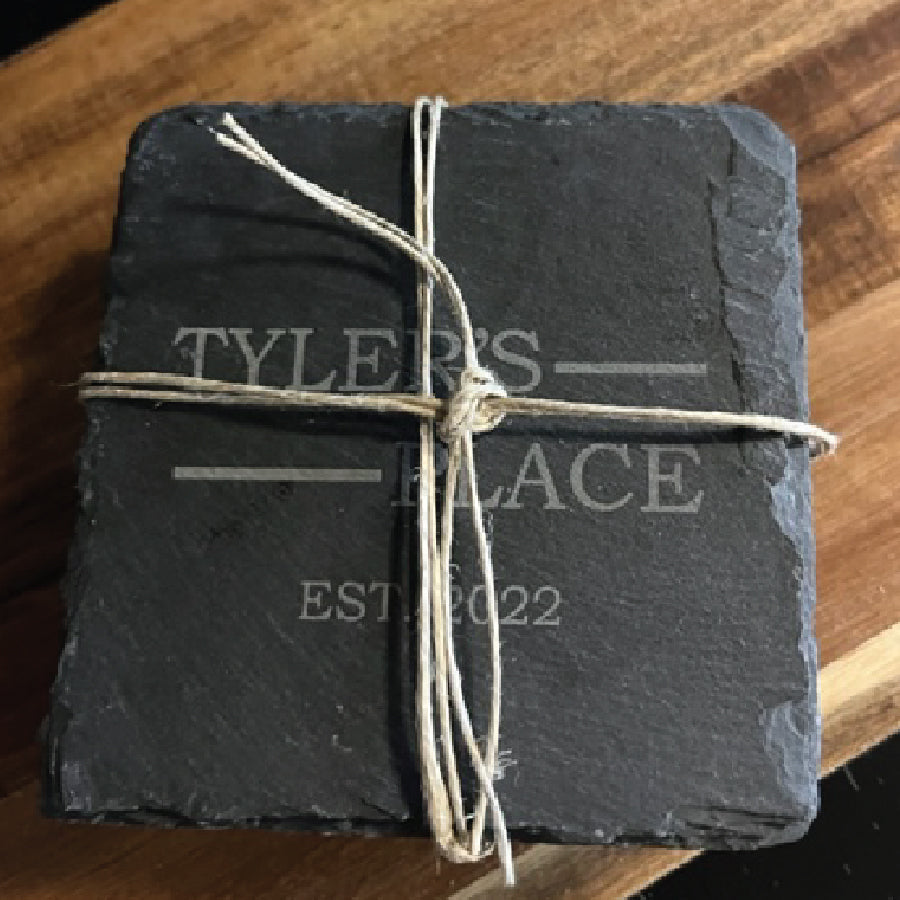 Customized Slate Coasters