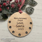Customized Ornament from Santa