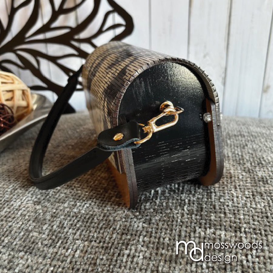 Wood Purse - Cherry with Marble