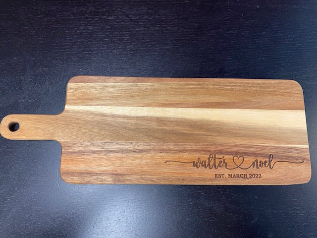 Custom Rectangular Charcuterie Board