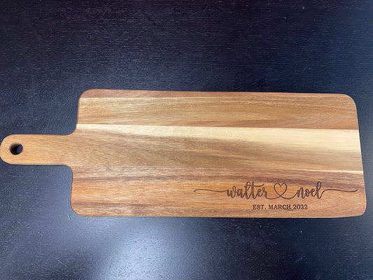 Custom Rectangular Charcuterie Board