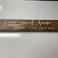 Home Sweet Home Sign Customized with First Names